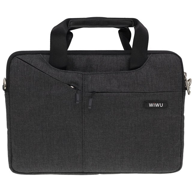 WIWU - 12 inch Laptoptas City Commuter Bag - Zwart