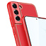 Dux Ducis - Hoesje geschikt voor Samsung Galaxy S22 - Yolo Series - Rood
