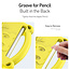 Apple iPad mini 6 (8.3 Inch) Hoes - Schokbestendige case met handvat - Panda Series - Geel