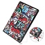 Cover2day - Tablet Hoes geschikt voor Lenovo Tab M10 Plus (3rd Gen) - Tri-Fold Book Case - Graffiti