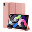 Dux Ducis - Case for Apple iPad Air 2020 - Domo Book Case - Tri-fold Cover with Pencil Holder - Pink