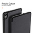 Dux Ducis - Case for Apple iPad Air 2020 - Domo Book Case - Tri-fold Cover with Pencil Holder - Black