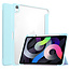 iPad Air 10.9 (2020 / 2022) - Transparante Tri-fold back cover - Mint Groen