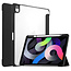 iPad Air 10.9 (2020) - Transparante Tri-fold back cover - Black