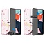 Case2go - Case for iPad Air 10.9 (2020) - Slim Tri-Fold Book Case with Apple Pencil Holder - Lightweight Smart Cover - Flower Fairy