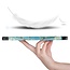 iPad Air 10.9 (2020 / 2022) hoes - Tri-Fold Book Case met Apple Pencil Houder - Witte Bloesem