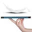 iPad Air 10.9 (2020 / 2022) hoes - Tri-Fold Book Case met Apple Pencil Houder - Cyaan