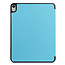 iPad Air 10.9 (2020 / 2022) hoes - Tri-Fold Book Case met Apple Pencil Houder - Licht Blauw
