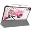 Case2go - Case for iPad Air 10.9 (2020) - Slim Tri-Fold Book Case - Lightweight Smart Cover - Flower Fairy