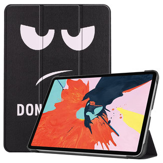 Cover2day iPad Air 10.9 (2020 / 2022) hoes - Tri-Fold Book Case - Don't Touch Me