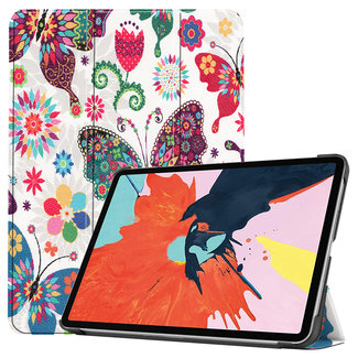 Cover2day iPad Air 10.9 (2020 / 2022) hoes - Tri-Fold Book Case - Vlinders