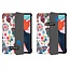 Case2go - Case for iPad Air 10.9 (2020) - Slim Tri-Fold Book Case - Lightweight Smart Cover - Butterflies
