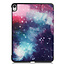 Case2go - Case for iPad Air 10.9 (2020) - Slim Tri-Fold Book Case - Lightweight Smart Cover - Galaxy