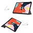 Case2go - Case for iPad Air 10.9 (2020) - Slim Tri-Fold Book Case - Lightweight Smart Cover - Graffiti