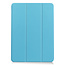 Case2go - Case for iPad Air 10.9 (2020) - Slim Tri-Fold Book Case - Lightweight Smart Cover - Light Blue