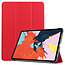 Case2go - Case for iPad Air 10.9 (2020) - Slim Tri-Fold Book Case - Lightweight Smart Cover - Red