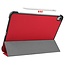 Case2go - Case for iPad Air 10.9 (2020) - Slim Tri-Fold Book Case - Lightweight Smart Cover - Red