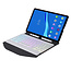 Tablet Toetsenbord Hoes met Verlichting geschikt voor Lenovo Tab M10 Plus  - Met Draadloos Bluetooth Keyboard en Stylus pen houder - Wit