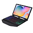 Bluetooth Toetsenbord geschikt voor Bluetooth Keyboard Case voor Samsung Galaxy S6 Lite (2024) / Samsung Galaxy Tab S6 Lite (2022/2020) - 10.4 inch hoes - QWERTY Toetsenbord met verlichting - Zwart