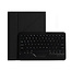 Tablet Toetsenbord Hoes geschikt voor Apple iPad  9.7 (2018) - Met Draadloos Bluetooth Keyboard en Stylus pen houder - Zwart