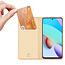 Dux Ducis - Telefoon Hoesje geschikt voor Xiaomi Redmi 10 5G Hoes - Skin Pro Book Case - Goud