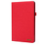 Case2go - Tablet hoes geschikt voor Lenovo Tab M10 Plus (3rd Gen) - 10.6 Inch - Book Case met Soft TPU houder - Rood