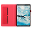 Case2go - Tablet hoes geschikt voor Lenovo Tab M10 Plus (3rd Gen) - 10.6 Inch - Book Case met Soft TPU houder - Rood