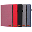 Case2go - Tablet hoes geschikt voor Lenovo Tab M10 Plus (3rd Gen) - 10.6 Inch - Book Case met Soft TPU houder - Rood