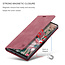 Hoesje geschikt voor Samsung Galaxy S22 Ultra 5G - Wallet Book Case - Magneetsluiting - met RFID bescherming - Rood