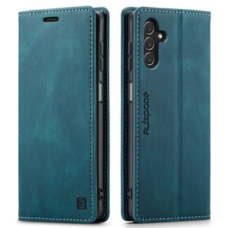 CaseMe Hoesje geschikt voor Samsung Galaxy A13 5G - Wallet Book Case - Magneetsluiting - met RFID bescherming - Blauw