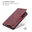 CaseMe - Hoesje geschikt voor Huawei P50 - Wallet Book Case - Magneetsluiting - Rood