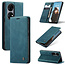CaseMe - Hoesje geschikt voor Huawei P50 - Wallet Book Case - Magneetsluiting - Blauw