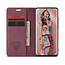 CaseMe - Hoesje geschikt voor Huawei P50 Pro - Wallet Book Case - Magneetsluiting - Rood