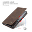 CaseMe - Hoesje geschikt voor Huawei P50 Pro - Wallet Book Case - Magneetsluiting - Donker Bruin
