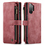 CaseMe Hoesje geschikt voor Samsung Galaxy A13 5G - Wallet Book Case - met Rits en Magneetsluiting - met RFID bescherming - Rood