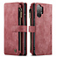 CaseMe Hoesje geschikt voor Samsung Galaxy A13 - Wallet Book Case - met Rits en Magneetsluiting - met RFID bescherming - Rood