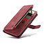 Hoesje geschikt voor Samsung Galaxy A13 5G - Wallet Book Case - met Rits en Magneetsluiting - met RFID bescherming - Rood