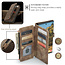 Hoesje geschikt voor Samsung Galaxy S22 Ultra 5G - Wallet Book Case - met Rits en Magneetsluiting - met RFID bescherming - Bruin