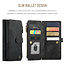 Hoesje geschikt voor Samsung Galaxy S22 Ultra 5G - Wallet Book Case - met Rits en Magneetsluiting - met RFID bescherming - Zwart