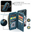 Hoesje geschikt voor Samsung Galaxy S22 5G - Wallet Book Case - met Rits en Magneetsluiting - met RFID bescherming - Blauw