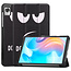 Case2go - Tablet Hoes geschikt voor Realme Pad Mini - 8.7 inch - Tri-Fold Book Case - Auto Wake functie - Don't Touch Me