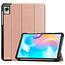 Cover2day - Tablet Hoes geschikt voor Realme Pad Mini - 8.7 inch - Tri-Fold Book Case - Auto Wake functie - Rosé Goud