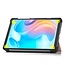 Case2go - Tablet Hoes geschikt voor Realme Pad Mini - 8.7 inch - Tri-Fold Book Case - Auto Wake functie - Rosé Goud