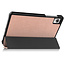 Cover2day - Tablet Hoes geschikt voor Realme Pad Mini - 8.7 inch - Tri-Fold Book Case - Auto Wake functie - Rosé Goud