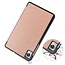 Case2go - Tablet Hoes geschikt voor Realme Pad Mini - 8.7 inch - Tri-Fold Book Case - Auto Wake functie - Rosé Goud