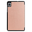 Cover2day - Tablet Hoes geschikt voor Realme Pad Mini - 8.7 inch - Tri-Fold Book Case - Auto Wake functie - Rosé Goud