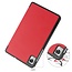 Case2go - Tablet Hoes geschikt voor Realme Pad Mini - 8.7 inch - Tri-Fold Book Case - Auto Wake functie - Rood