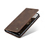 CaseMe - Hoesje geschikt voor Samsung Galaxy A23 - Wallet Book Case - Magneetsluiting - Donker Bruin