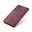 CaseMe - Hoesje geschikt voor Xiaomi 12 - Wallet Book Case - Magneetsluiting - Rood