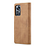 CaseMe - Hoesje geschikt voor Xiaomi 12 - Wallet Book Case - Magneetsluiting - Licht Bruin